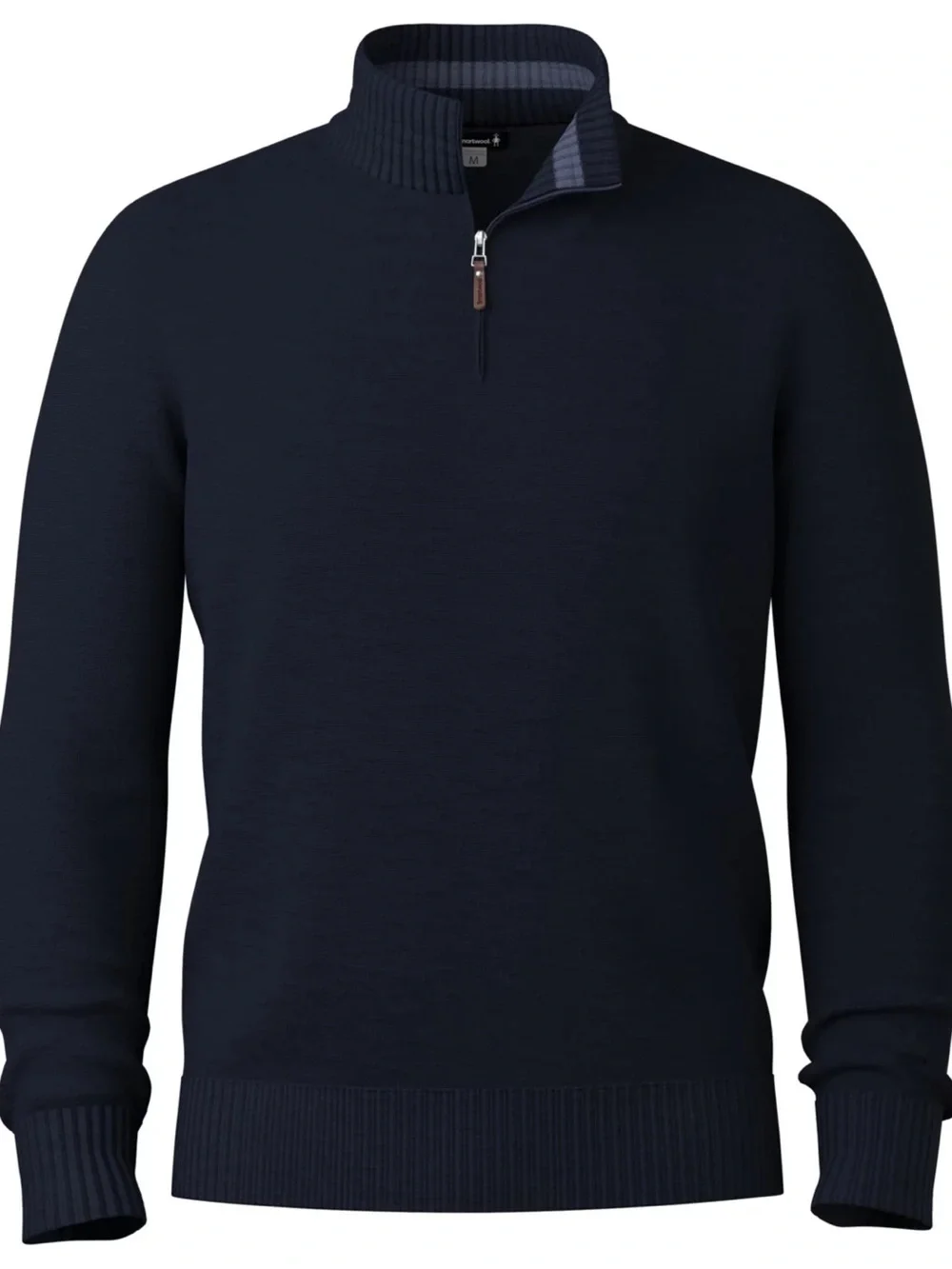 Smartwool Men's Navy Zip-Front Sweater